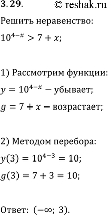Изображение Упр.3.29 ГДЗ Мерзляк 11 класс Углубленный уровень
